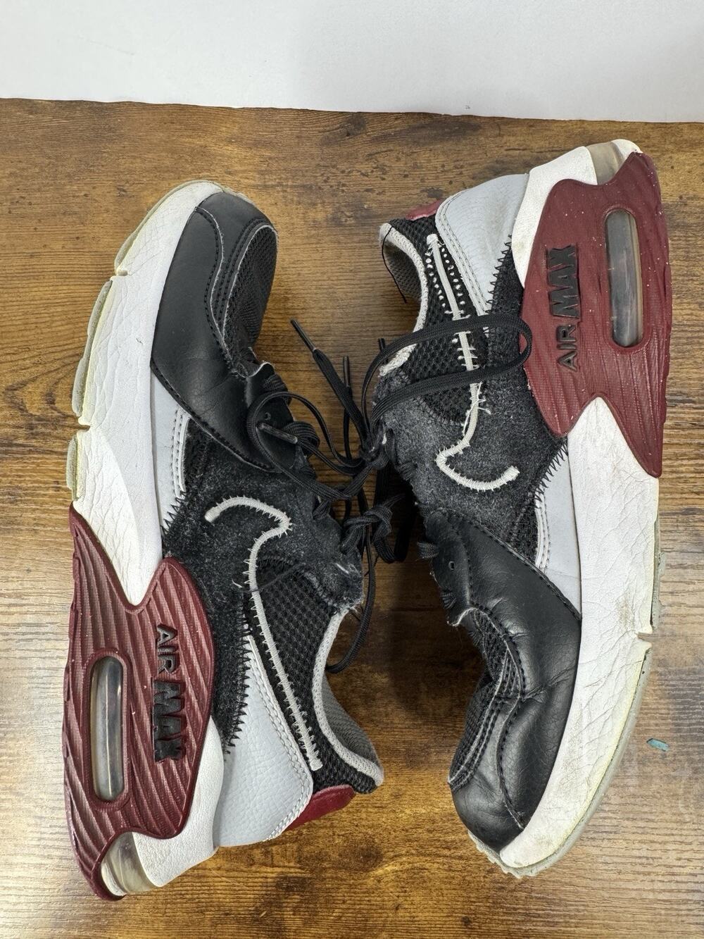 Nike Air Max 90 Futura Women’s 8.5 Diffused Taupe Plum Burgundy Sneakers
